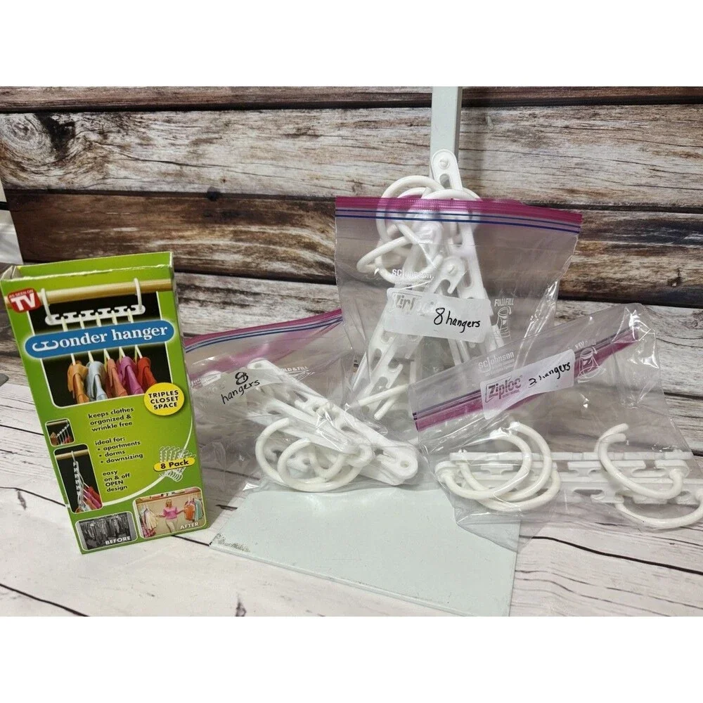 Wonder Hanger 19 Pack Closet Space Saving Organizing As Seen on TV
